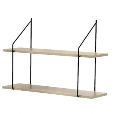 Abbildung von Étagère Murale 2 Niveaux décor Bois L60 cm