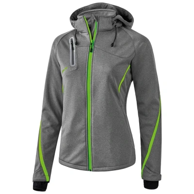 Abbildung von Erima Softshelljacke Grau grã¼n, Damen, Größe: 38, grã¼n