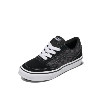 Abbildung von Vans Brooklyn Ls Sneaker, Schachbrettmuster Schwarz/Grau, 38 EU