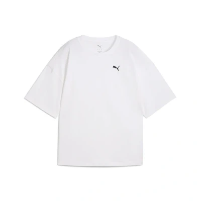 Abbildung von Puma Wardrobe Oversized TEE Tshirt basic, Damen, Größe: XL, White