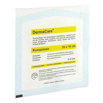 Abbildung von Dermacare Kompresse 10x10 cm 1 St