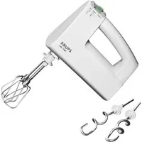 Abbildung von Krups Handmixer &quot;3 MIX 7000 F60814&quot;, 500 W, Turbo &amp; Auswurftaste, Schneebesen Knethaken aus Edelstahl