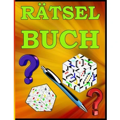 Abbildung von Rätselbuch Erwachsene Leicht: Kreuzworträtsel, Sudoku, Wortsuchrätsel und Labyrinthe