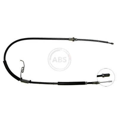 Abbildung von A.B.S. K17858 Handbremsseil 1282 Trommelbremse für Links /Rechtslenker FORD: Transit Mk5 Bus, Pritsche/Fahrgestell