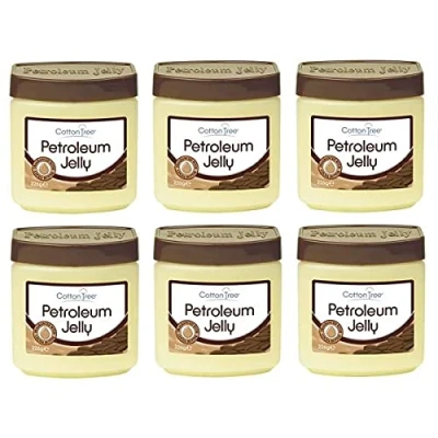 Abbildung von 6 x Cotton Tree Petroleum Jelly Duft mit Kakaobutter 226 g