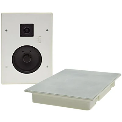 Abbildung von ChiliTec Einbaulautsprecher Wand Decke Lautsprecher 2 Wege Flatpanel 120Watt Einbautiefe 34mm Speaker Weiß