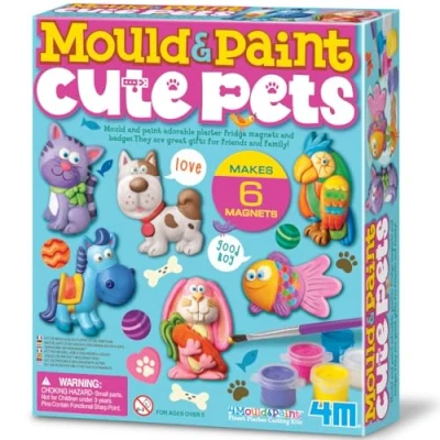 Abbildung von 4M 403539 Mould and Paint Cute Pets, Mixed Colours
