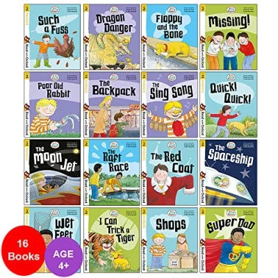 Abbildung von Biff, Chip and Kipper Stage 2 Read with Oxford: 4+: 16 Books Collection Set