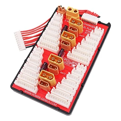 Abbildung von WANGCL 2 IN 1 XT60 XT30 Parallel Charging Board Balance Charger Expansion Kompatibel mit 8S LiPo Akkus für RC Modelle Ersatzteil Heimwerkerwerkzeuge