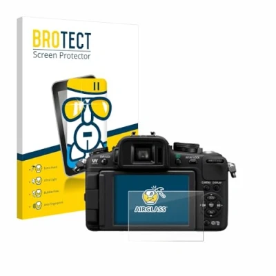 Abbildung von BROTECT Schutzglas für Panasonic Lumix DMC G2 Schutzfolie Panzer Folie Glas [Extrem Kratzfest 9H, Anti Fingerprint, Ultra Transparent]