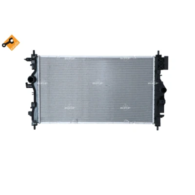 Abbildung von NRF 59281 Kühler, Motorkühlung 680 389 26 Kühlrippen gelötet OPEL: Zafira C Tourer, Astra J Schrägheck, Sports Tourer