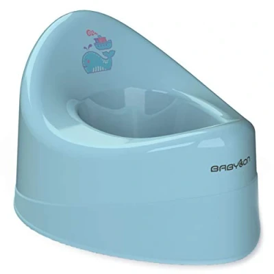 Abbildung von BABYLON Kinder Töpfchen Shell, Antirutsch Toiletten, Klo, Nachttopf für Kinder/WC Sitz Topf, Mädchen, Anatomisсh Kindertöpfchen Jungen, Baby Zubehör Blau