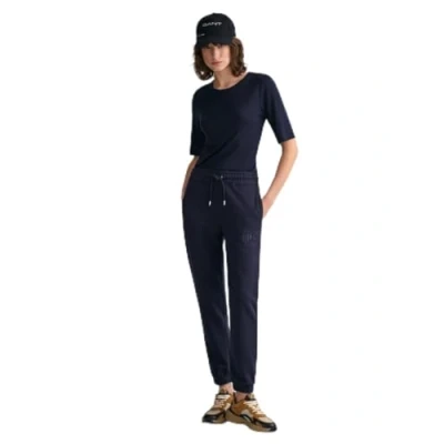 Abbildung von GANT Tonal Archive Shield Jogginghose, Damen, Größe: Medium, Evening blue