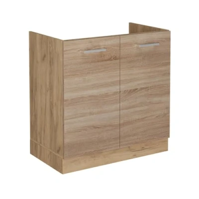 Abbildung von Vicco Spülenunterschrank R Line, Sonoma, 80 cm ohne Arbeitsplatte