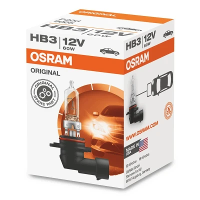 Abbildung von OSRAM 9005 Glühlampe, Fernscheinwerfer HB3 12V 60W 3200K Halogen KIA: Stonic Schrägheck, Sportage IV, OPEL: Astra G Limousine, Caravan