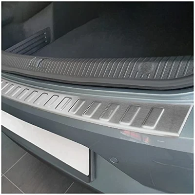 Abbildung von tuning art BL1010 Ladekantenschutz mit Abkantung passend für Renault Talisman Limo FL ab Bj. 2021 , Farbe:Silber