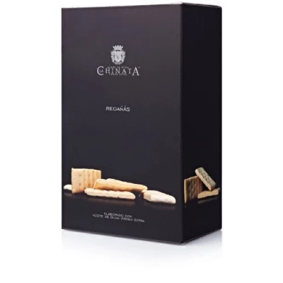 Abbildung von Regañas con Aceite de Oliva Virgen Extra spanische Cracker mit nativem Olivenöl Extra, typisch spanisch