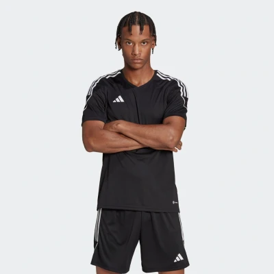 Abbildung von adidas Performance TIRO 23 Sport Tshirt, Herren, Größe: Large, Black/white