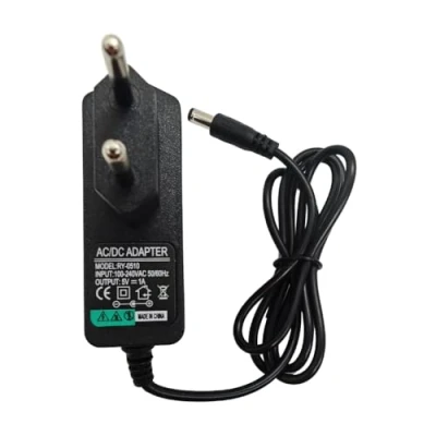 Abbildung von Lelukee Universal Netzteil 5V DC 1A,AC 100 240V Adapter 50/60HZ 5W 1000mA Max für kleine elektronische Geräte, WLAN Router,für TV Set Box, Hub,für LED Streifen, Mediaplayer