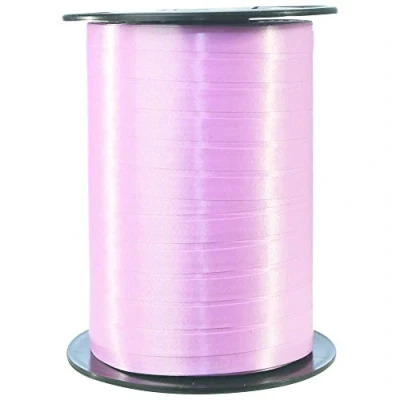 Abbildung von Clairefontaine 601760C Spule Geschenkband glatt (500 m x 7 mm, ideal für Bastelprojekte und Geschenke) 1 Stück rosa