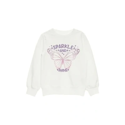 Abbildung von s.Oliver À IMPRIMÉ Scintillant Sweatshirt für Kinder, Größe: 92/98, Ecru