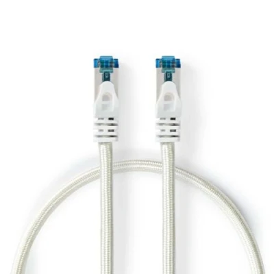 Abbildung von NEDIS Cat 6a Kabel SF/UTP RJ45 (8P8C) Stecker 2.00 m rund PVC LSZH Grau Plastikbeutel