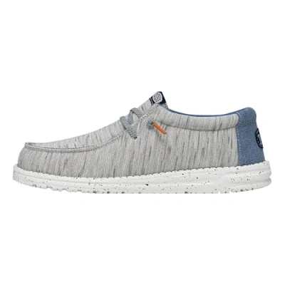 Abbildung von Hey Dude Sportlicher Schnürer, Herren, Größe: 41, Light grey Schuhe