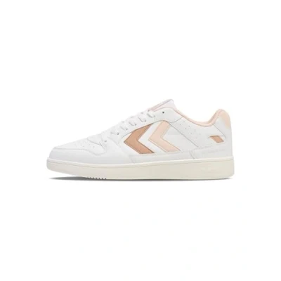 Abbildung von Hummel ST Power PLAY Sneaker low, Damen, Größe: 37, White soft pink mahogany rose Schuhe