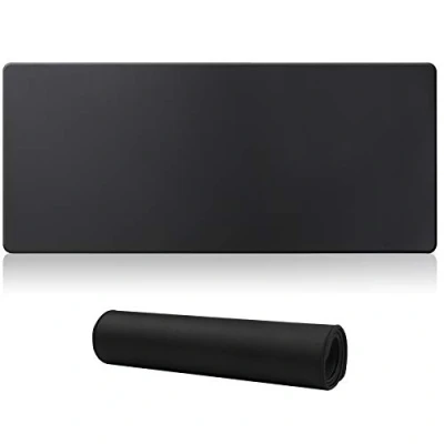 Abbildung von Jahosin Großes Gaming Mauspad mit genähten Kanten,[70x30cm]Erweitertes rutschfester Naturkautschukbasis für Gamer/Desktop/Büro/Home(70x30 Blackde)