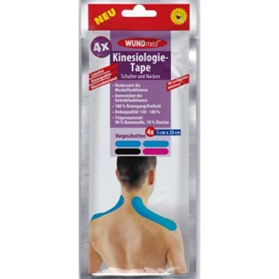 Abbildung von Kinesiologie Tape 5x20 cm Schulter+Nacke 4 St