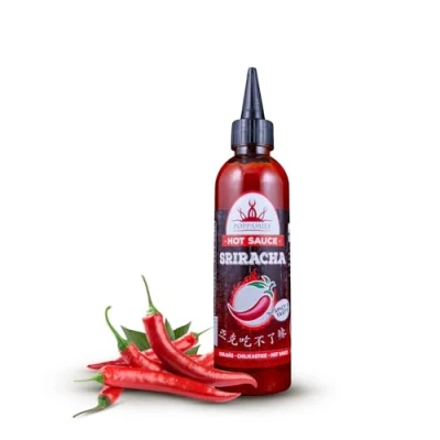 Abbildung von Poppamies Sriracha Hot Sauce Glutenfrei Laktosefrei Vegan Würze: 4/10 275g