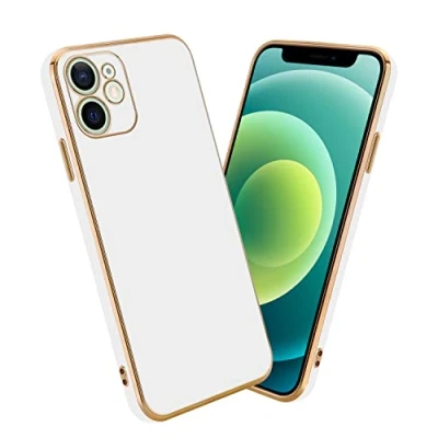 Abbildung von Cadorabo Hülle kompatibel mit Apple iPhone 12 Mini Schutzhülle TPU Silikon Case Liquid Design Kameraschutz Slim Kratzfest Weiche Gummi Rundumschutz für in Weiß