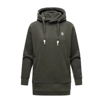 Abbildung von Navahoo Silberengelchen Kapuzenpullover, Damen, Größe: Medium, Dark grey melange