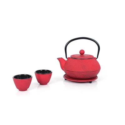 Abbildung von ECHTWERK Teeservice (4 tlg), 2 Personen, Gusseisen, Vintage Design, 0,8 L, abnehmbares Sieb