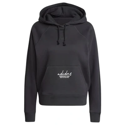 Abbildung von Signature Graphic Embroidery French Terry Loose Hoodie, Kapuzensweat, JI6521