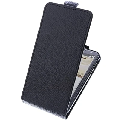 Abbildung von foto kontor Tasche kompatibel mit Emporia Smart 5 Smartphone Flipstyle Schutz Hülle schwarz