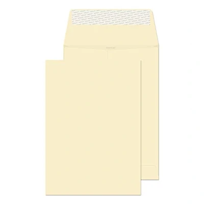 Abbildung von Blake Premium Business 9400 FAlten Versandtasche Haftklebung Creme Wove C4 324 x 229 mm 140g/m² 125 Stück