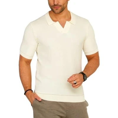 Abbildung von SOULSTAR Poloshirt S2VALKA Herren Basic Kurzarm Knit Polo Hemd Strick
