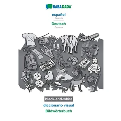Abbildung von BABADADA black and white, español Deutsch, diccionario visual Bildwörterbuch: Spanish German, dictionary