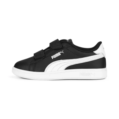Abbildung von Puma Smash 3.0 Leather Sneakers für Kinder Schuhe Black/White Größe: 27.5