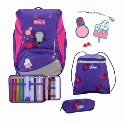 Abbildung von Scout Alpha Set 4TEILIG Schulranzen für Kinder, Größe: One Size, Summer