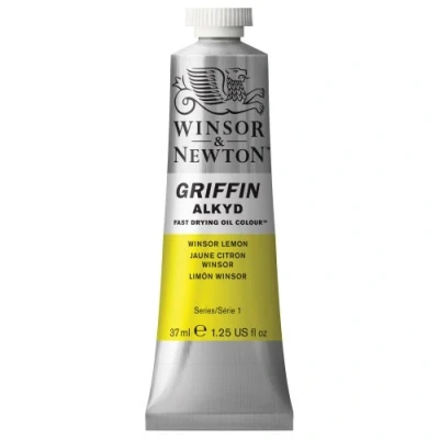 Abbildung von Winsor &amp; Newton 1914331 Griffin Alkyd schnell trocknende Ölfarbe 37ml Tube, hergestellt aus hochwertigen Pigmenten, Lichtecht Elfenbeinschwarz