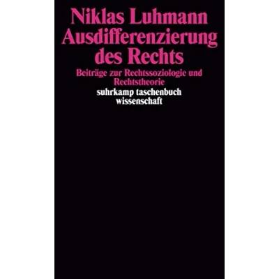 Abbildung von Ausdifferenzierung des Rechts: Beiträge zur Rechtssoziologie und Rechtstheorie (suhrkamp taschenbuch wissenschaft)