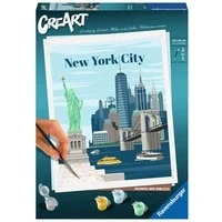 Abbildung von Ravensburger Malen nach Zahlen CreArt Colorful New York City