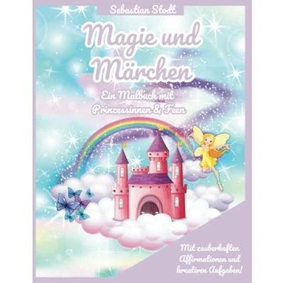 Abbildung von Magie und Märchen: Ein Malbuch mit Prinzessinnen &amp; Feen (Die schönsten Malvorlagen Kinder zwischen 4 8 Jahren)