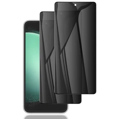 Abbildung von für Samsung Galaxy S23 FE Sichtschutz Panzerglasfolie, [2 Stück] Anti Spy Displayschutzfolie,Privatsphäre Schutzfolie 9H Härte Gehärtetes Glas Folie Blasenfrei Blickschutzfolie