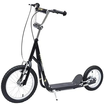 Abbildung von Kinderroller mit Bremsen 16/12 Zoll Scooter Tretroller Cityroller Kinder Roller Kickboard für 5+ Jah