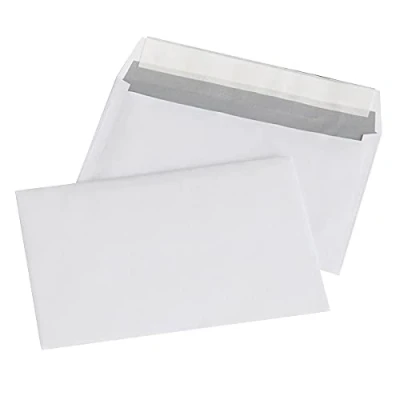 Abbildung von Briefumschläge Mit Silikonband OFFICE PRODUCTS HK C6 114x162mm 80gsm 1000St Weiß / Typ Silikonband/Art HK/Farbe Weiß/Format Flächengewicht (g/m2) 80 Abmessungen (mm) 162x229
