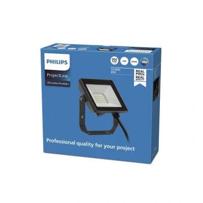 Abbildung von Philips ProjectLine Flutlicht, 10W, 6500K, schwarz