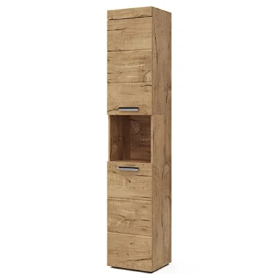 Abbildung von Vicco Hochschrank Luna, Eiche, 37 x 190 cm (1 St., Badschrank)